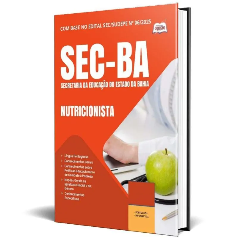 Apostila Sec Ba 2025 - Nutricionista