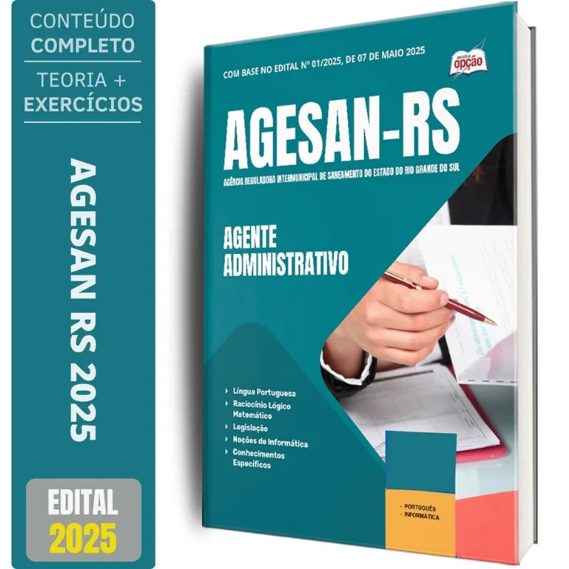 Apostila Agesan Rs Agente Administrativo