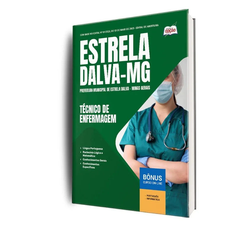 Apostila Prefeitura Estrela Dalva Mg 2025 Técnico Enfermagem
