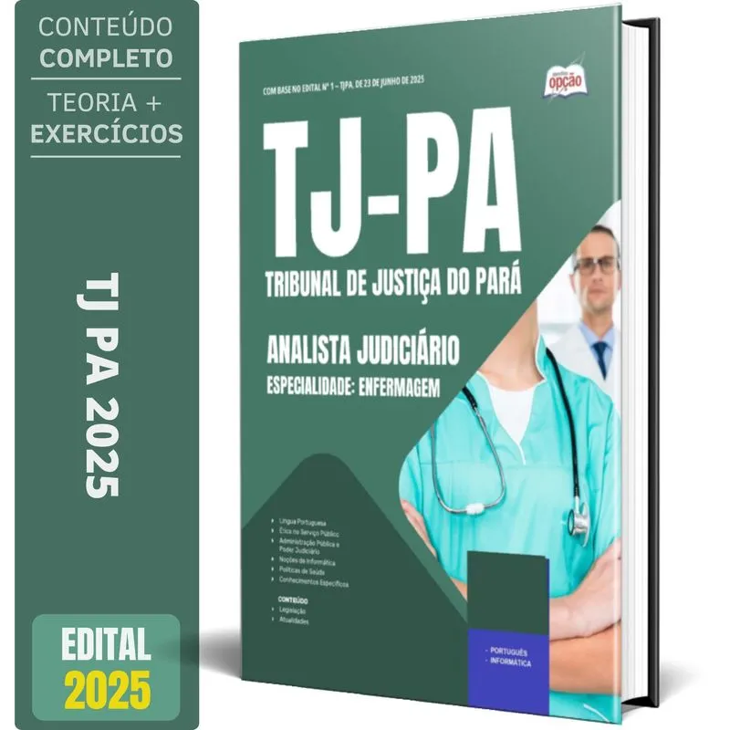 Apostila Tj Pa 2025 Analista Judiciário Especialidade: