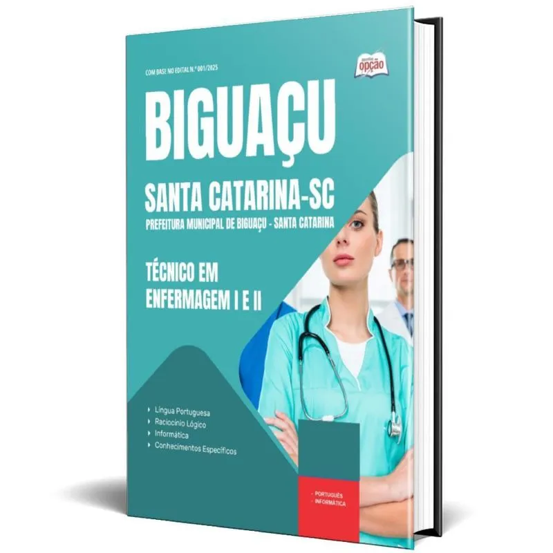 Apostila Biguaçu Sc 2025 Técnico Em Enfermagem I E Ii
