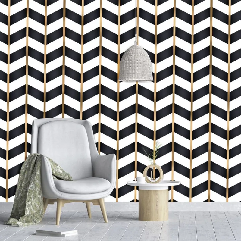 Papel de Parede Chevron 02 1,3m x 60cm