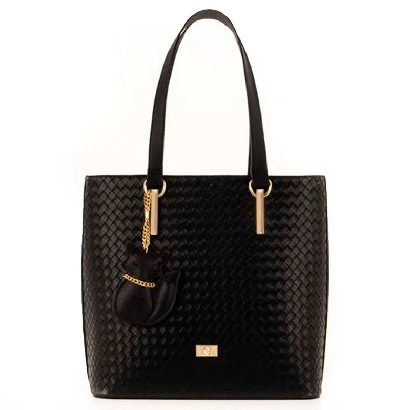 Bolsa de Ombro Feminina Rafitthy Preto 28.22267A UNICO