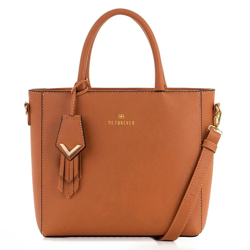 Bolsa Feminina de Mão Be Forever Marrom 33.22206A UNICO
