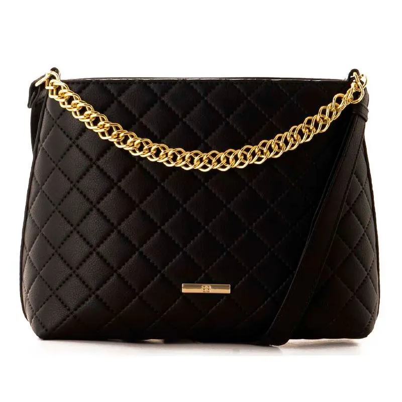 Bolsa Transversal Feminina Be Forever Preto 33.22224 UNICO
