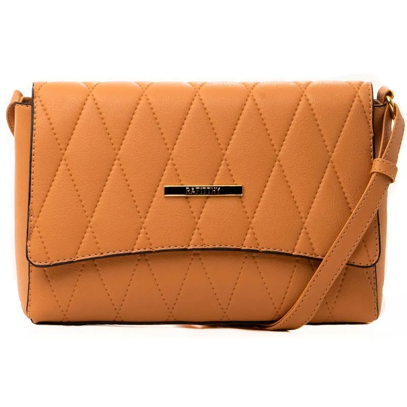 Bolsa Transversal Feminina Rafitthy Marrom 28.22140 UNICO