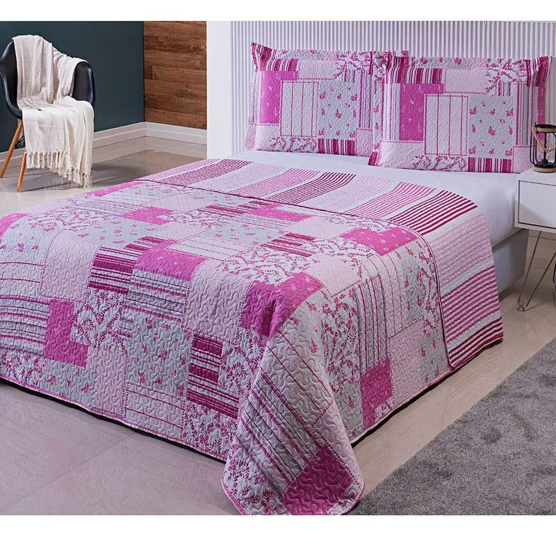 COLCHA ULTRASSONICA RAVELLO SOLTEIRO 1,60 X 2,40 DES. 012