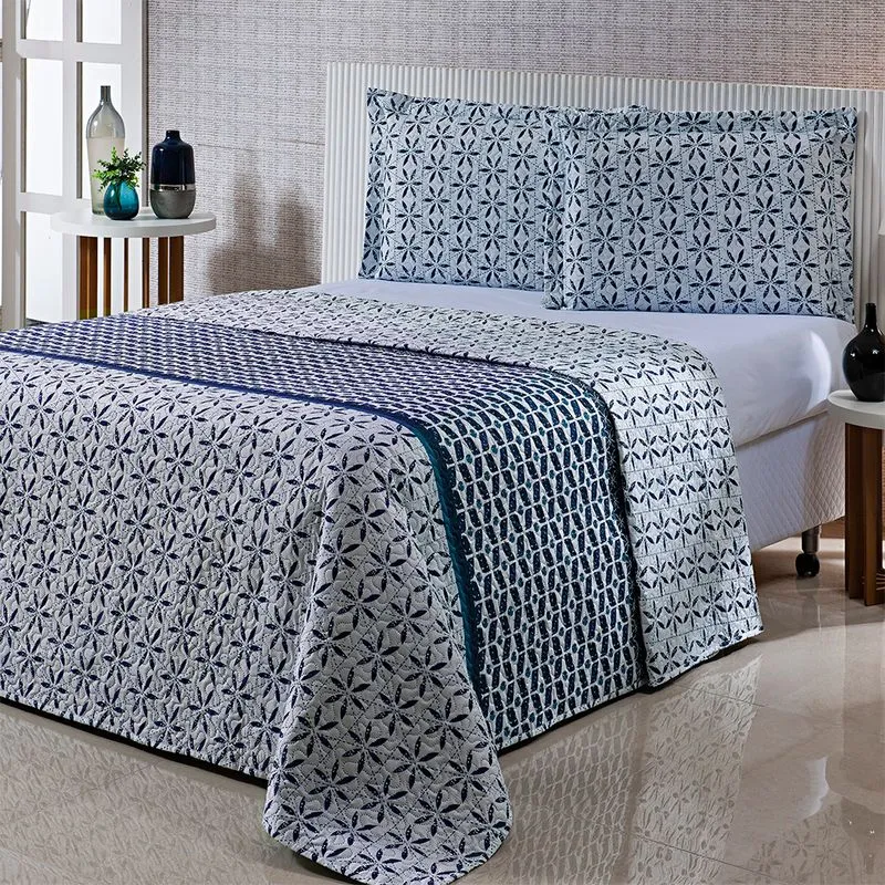COLCHA ULTRASSONICA RAVELLO CASAL 2,20 X 2,40 DES. 008