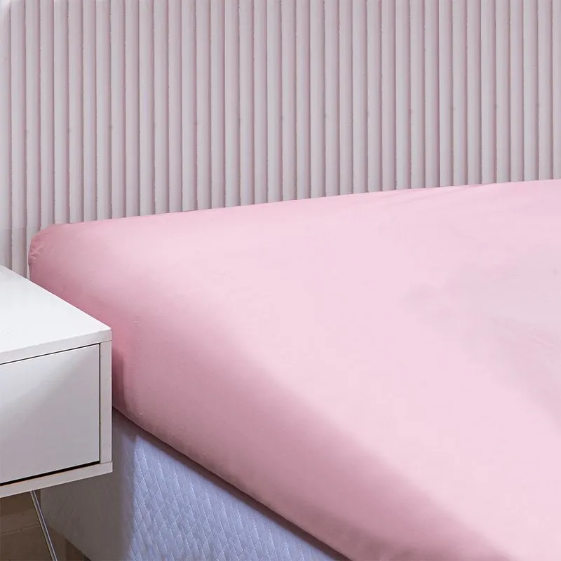 LENCOL AVULSO C/ELASTICO PERCAL SOFT 300 QUEEN QUEEN ROSE/UNICO
