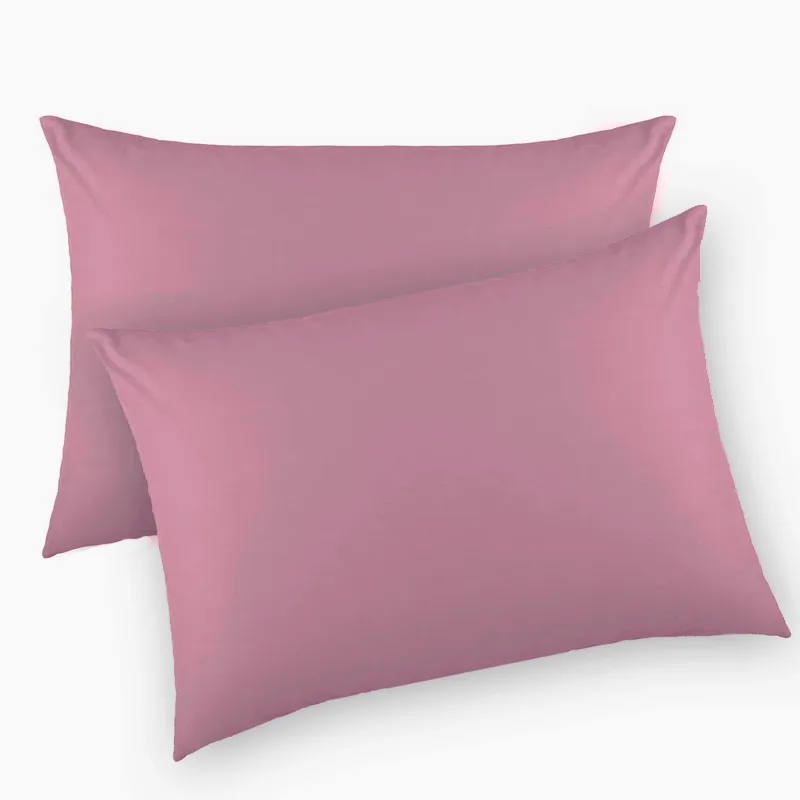 FRONHA PERCAL SOFT 300 2 PECAS ROSE/UNICO
