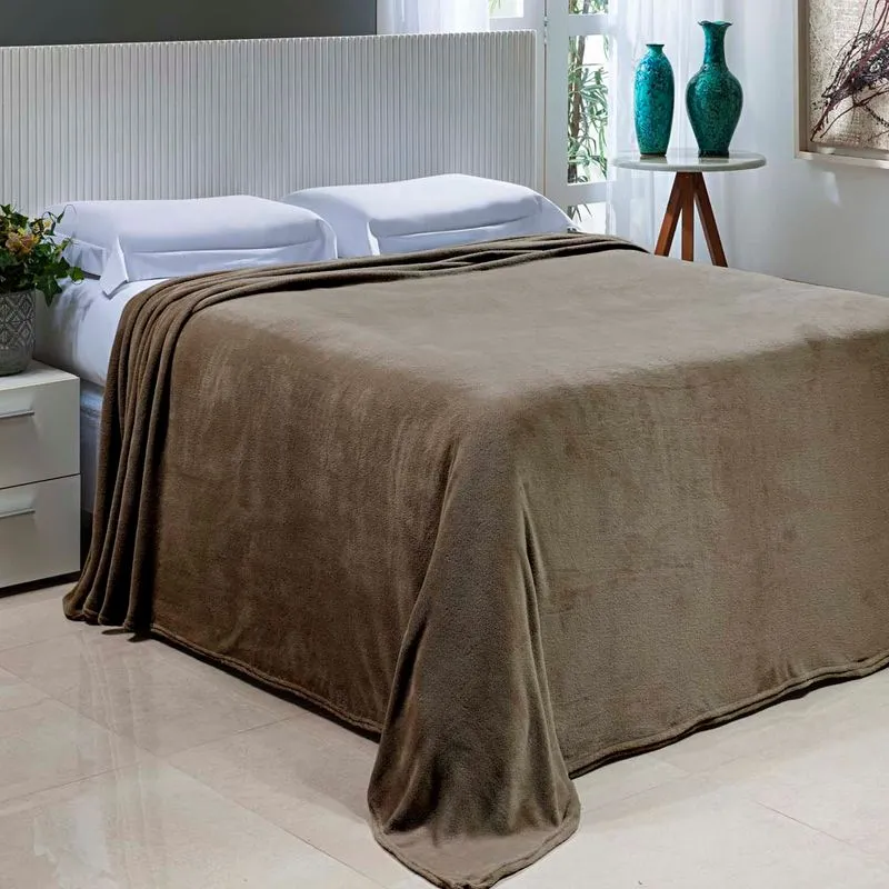 Cobertor Essence Nc 1,50 X 2,20 CHOCOLATE