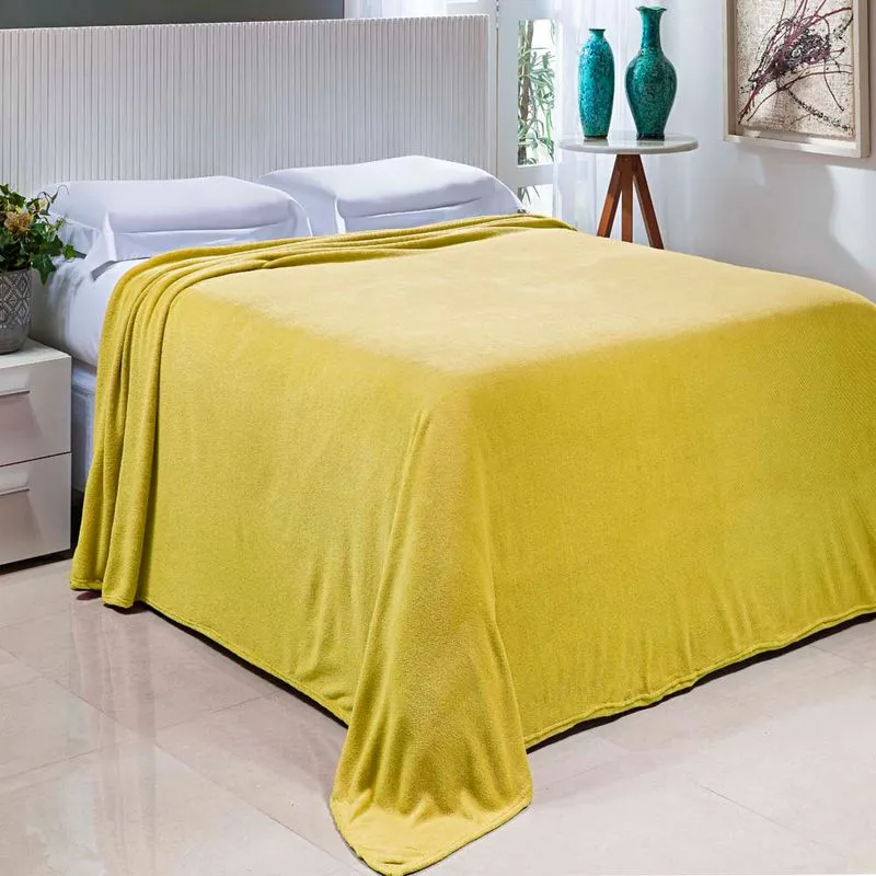 Cobertor Essence Nc 2,20 X 2,40 OURO/UNICO