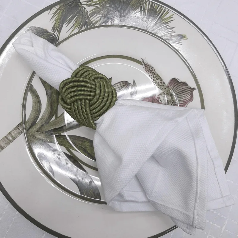 KIT 2PCS GUARDANAPO PIQUET 50CM X 50CM BRANCO
