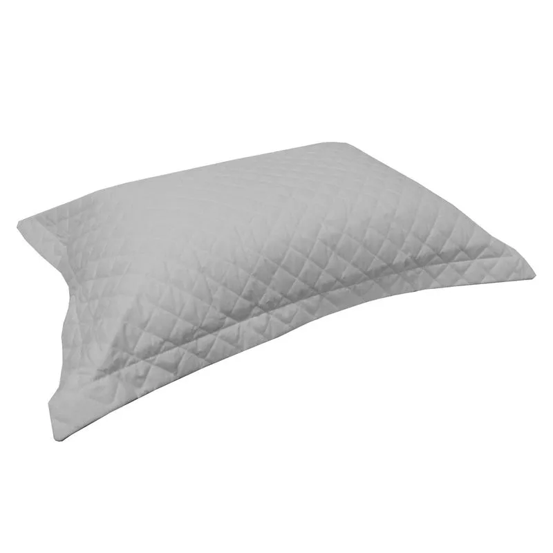 PORTA TRAVESSEIRO AVULSO MATELASSE 200 FIOS C/ABAS CINZA/UNICO
