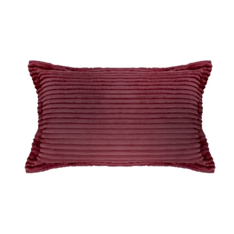 Porta Travesseiro C/ Abas Flannel Corduroy Avulso MALBEC