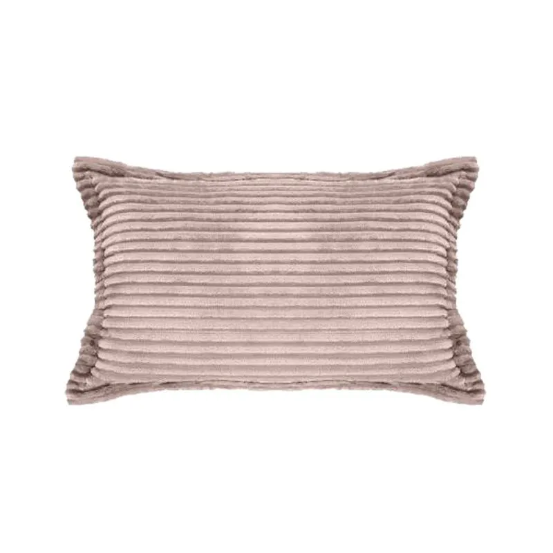 Porta Travesseiro C/ Abas Flannel Corduroy Avulso PEACH
