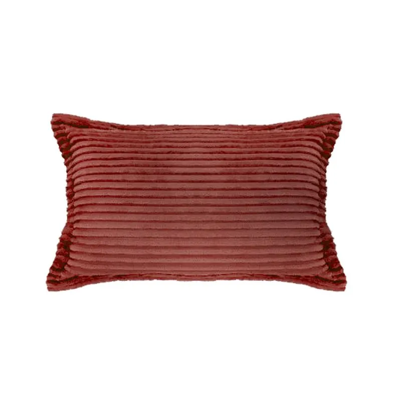 Porta Travesseiro C/ Abas Flannel Corduroy Avulso TERRACOTA