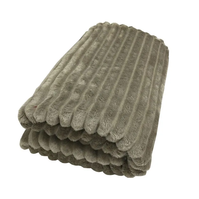 Peseira P/ Cama Flannel Corduroy Casal 1,94 X 0,80 Tabaco