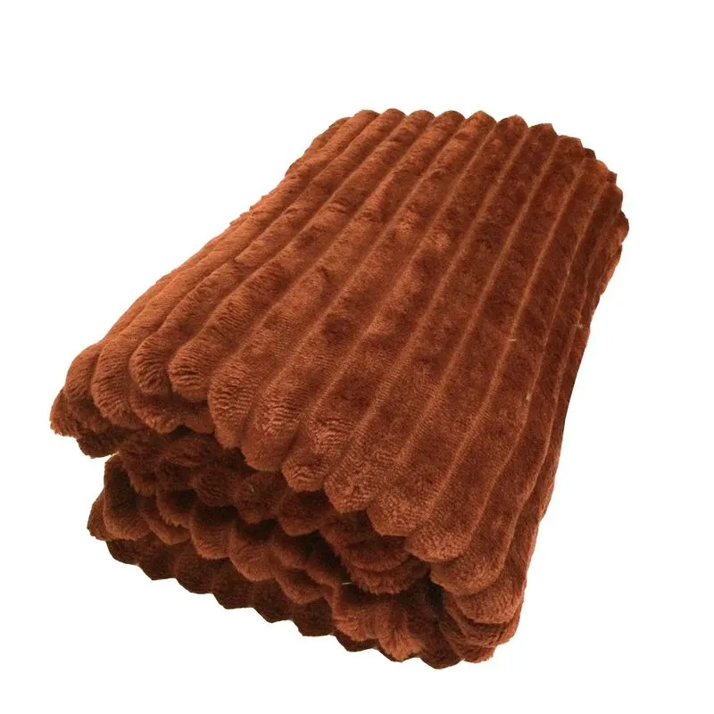 Peseira P/ Cama Flannel Corduroy King 2,50 X 0,80 Mango/unico