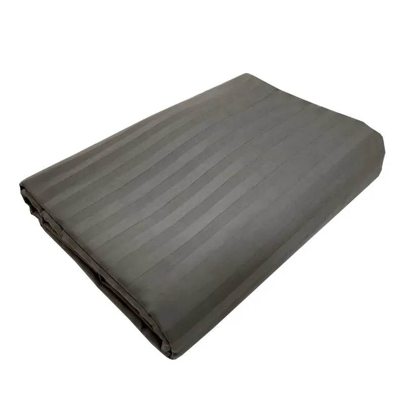 Capa P/ Duvet Stripe 300 Fios 100% Alg 2,80 X 2,40 PRATA