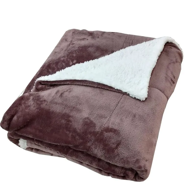 Coberdrom Flannel 1,80 X 2,20 Rosa Queimado/unico