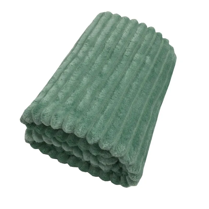 Peseira P/ Cama Flannel Corduroy King 2,50 X 0,80 Verde Malta