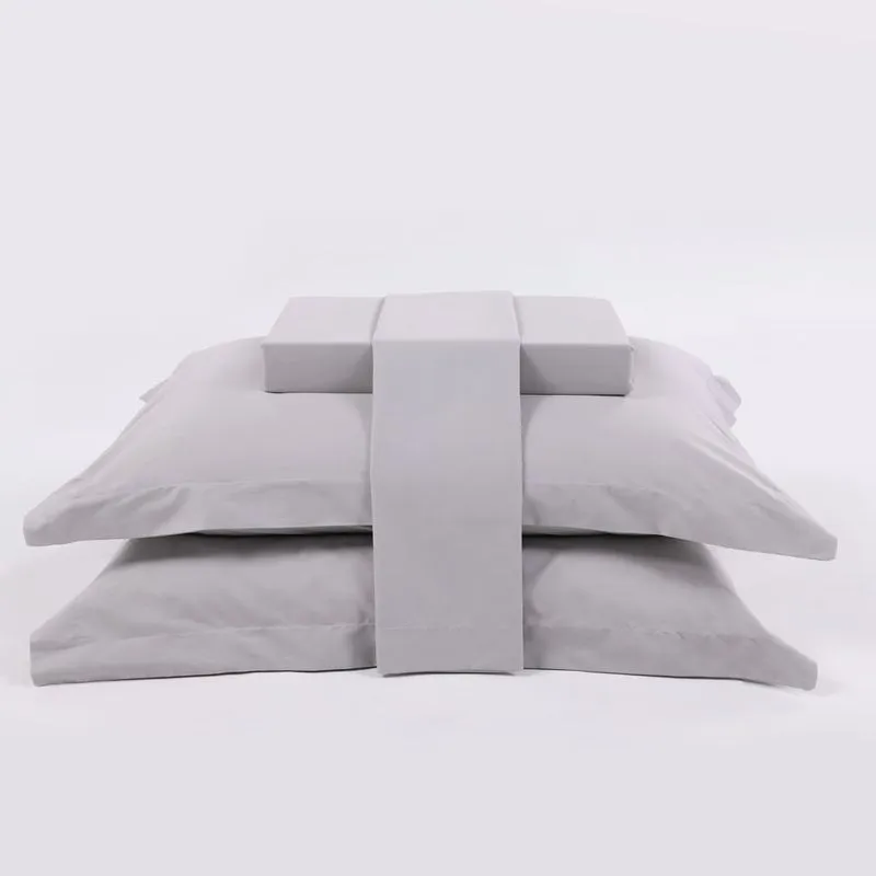Jogo de Cama 200 Fios Essential Casal Prata/unico