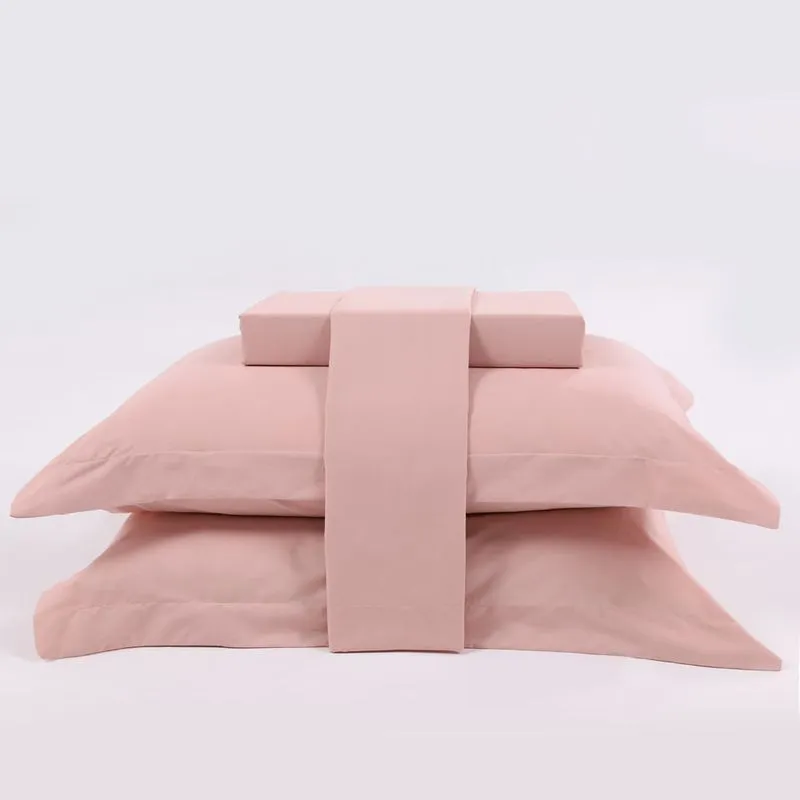 Jogo de Cama 200 Fios Essential Queen Rose/unico