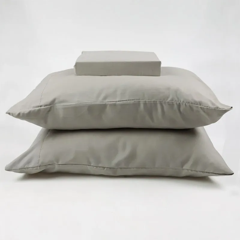 Jogo de Cama Simples Percal Soft 300 Casal Areia