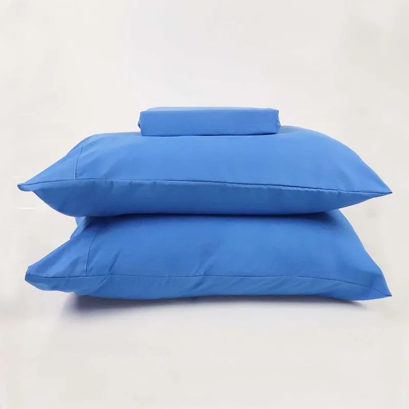 Jogo de Cama Simples Percal Soft 300 Queen Indigo