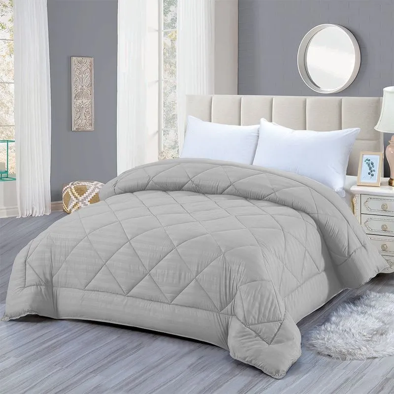 Edredom Treviso Queen 2,20 X 2,40 Cinza Claro