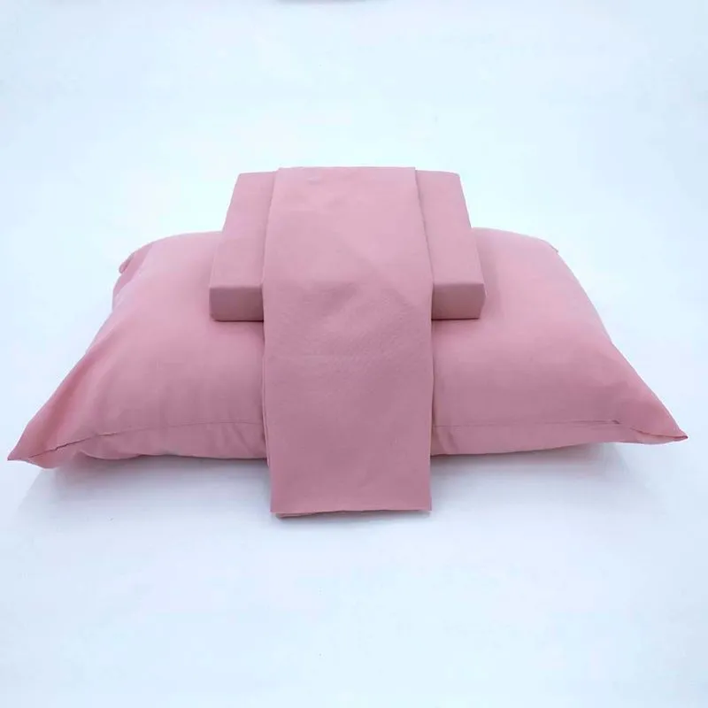 Jogo de Cama Simples Percal Soft 230 Queen Rose/unico