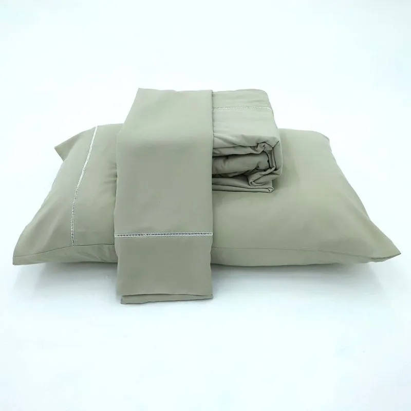 Jogo de Cama Percal Soft 300 Sofisticatto Solteiro Areia/unico