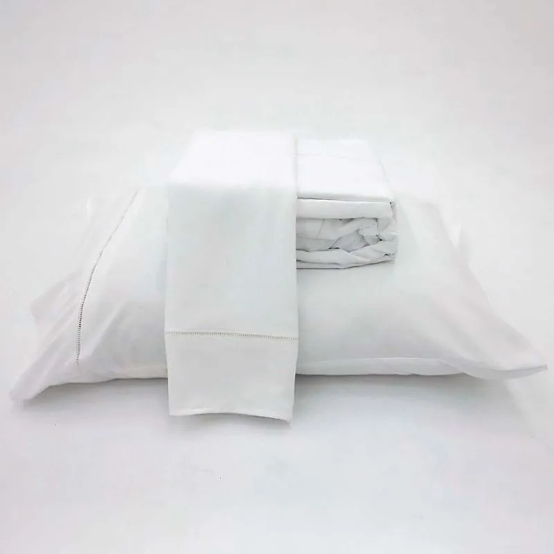Jogo de Cama Percal Soft 300 Sofisticatto Casal Branco/unico