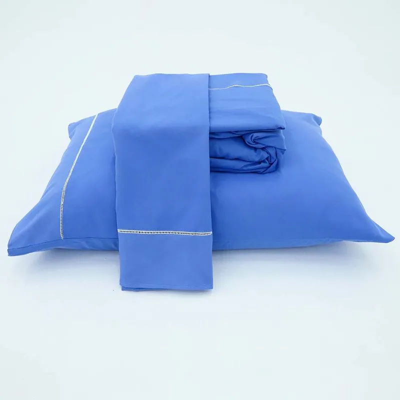 Jogo de Cama Percal Soft 300 Sofisticatto King Indigo/unico