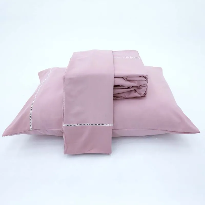 Jogo de Cama Percal Soft 300 Sofisticatto King Rose/unico