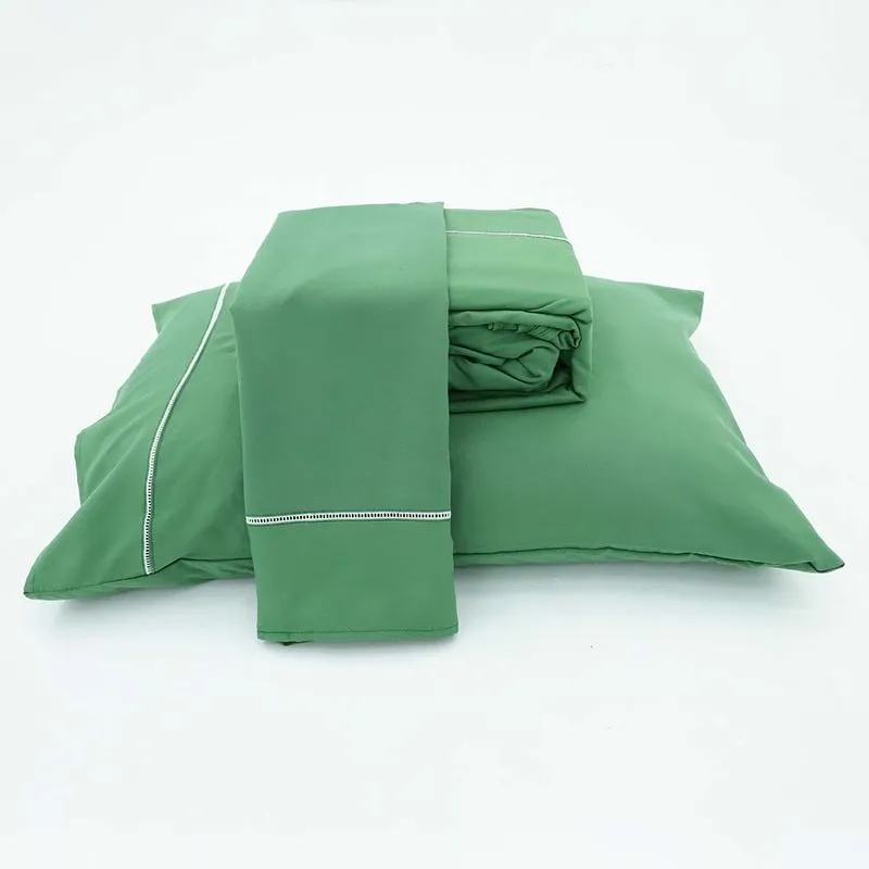 Jogo de Cama Percal Soft 300 Sofisticatto King Verde Floresta/unico