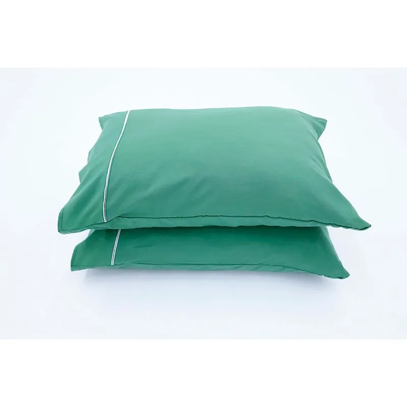 Fronha Percal Soft 300 Sofisticatto 2 Pecas Verde Floresta/unico