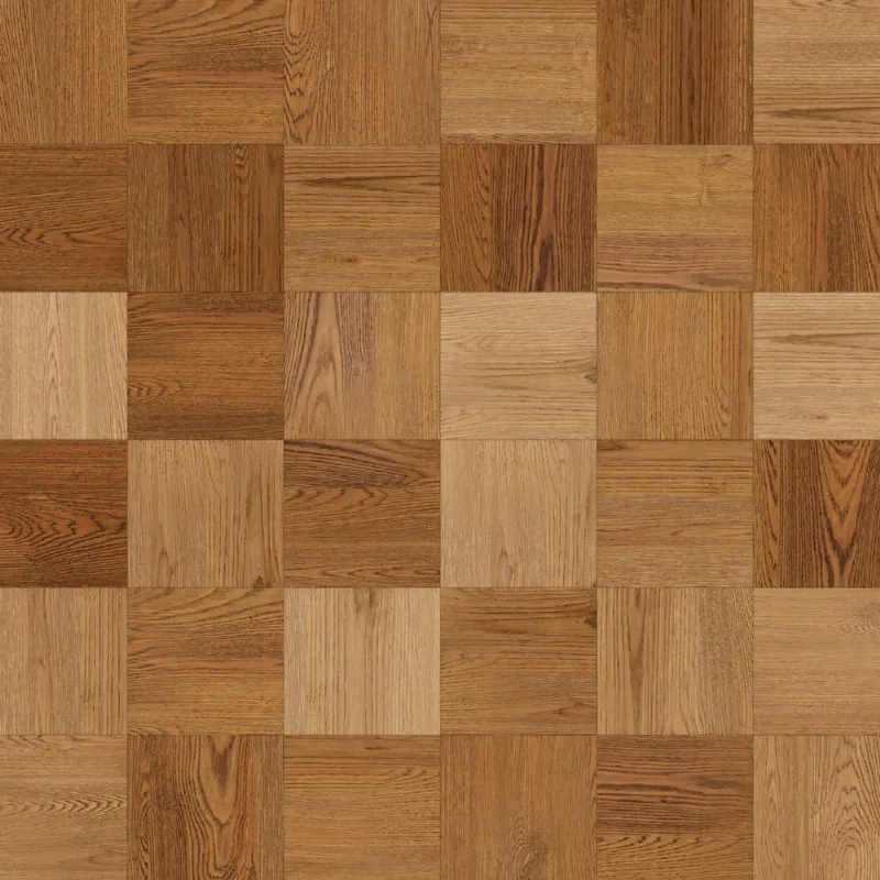 Papel de Parede Quadrados de Madeira Adesivo 57x270cm