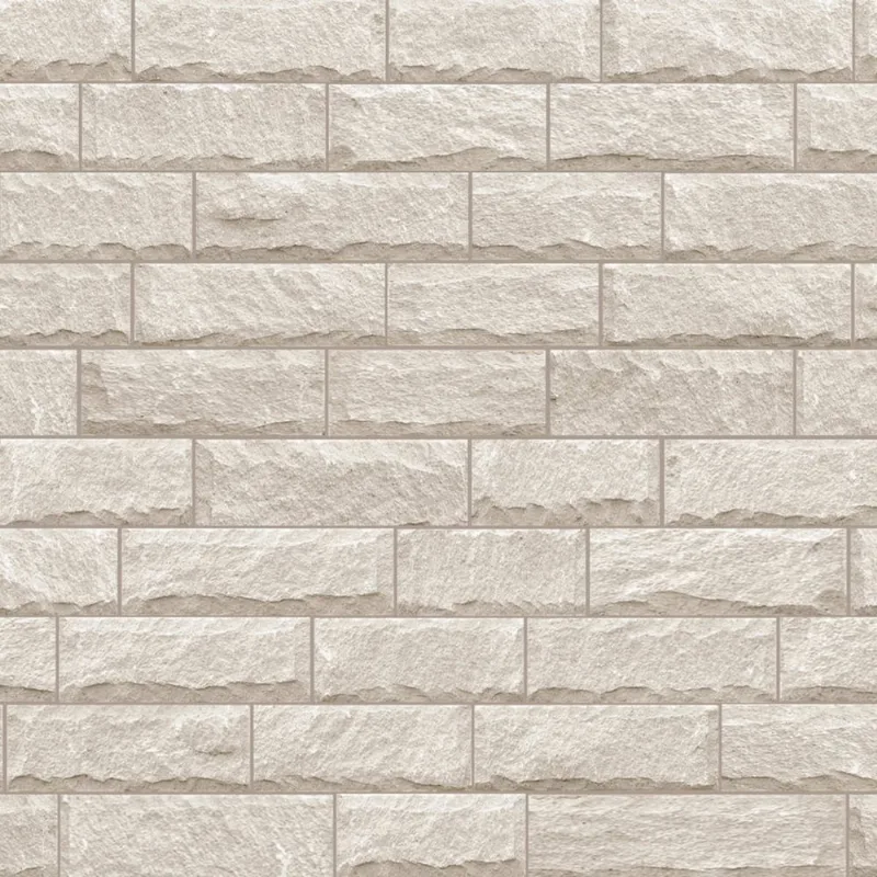 Papel de Parede Tijolos 3D Concreto Claro Adesivo 57x270cm