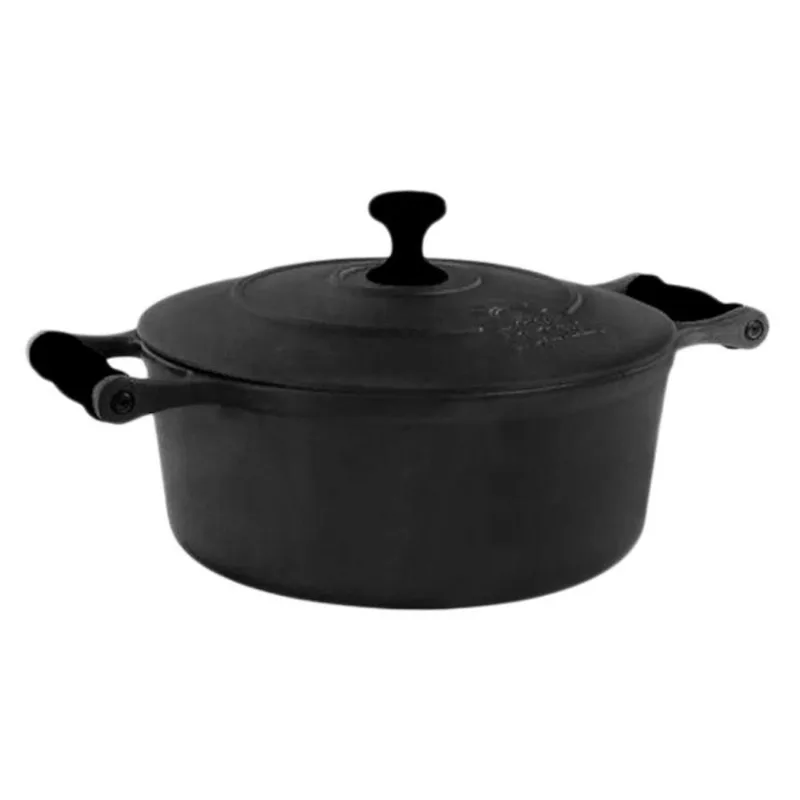 Caçarola 93451-LB Ferro Preto Alça de Silicone 3,2L 22cm Rig Fundidos