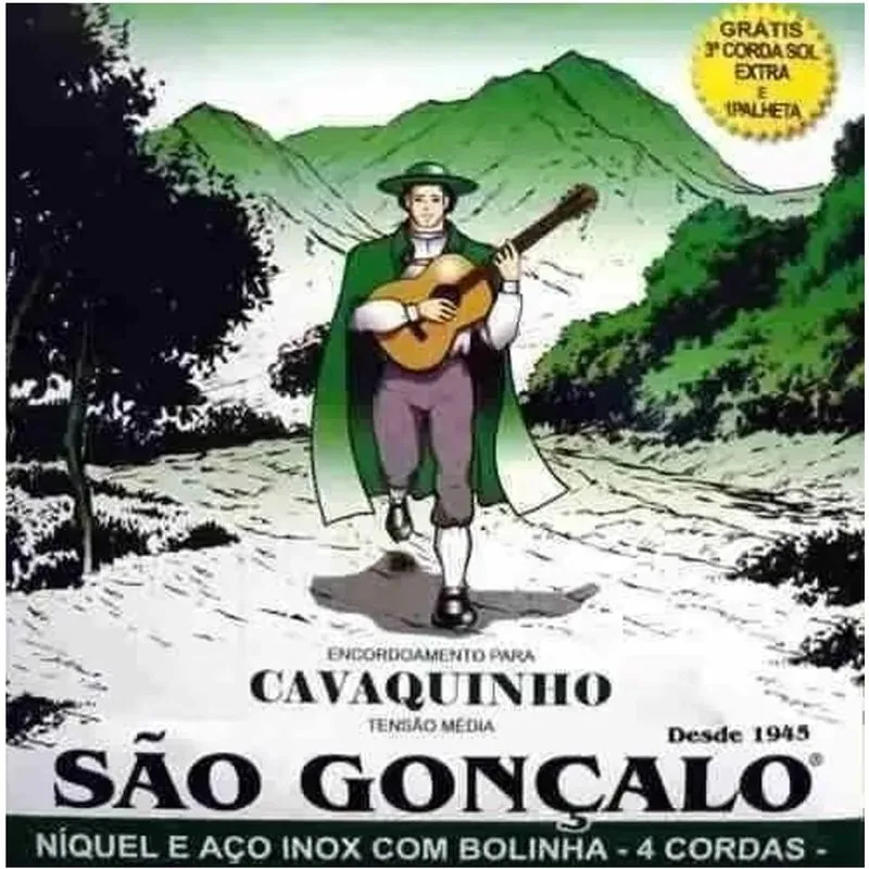 Encordoamento São Gonçalo Aço Com Bolinha Cavaco