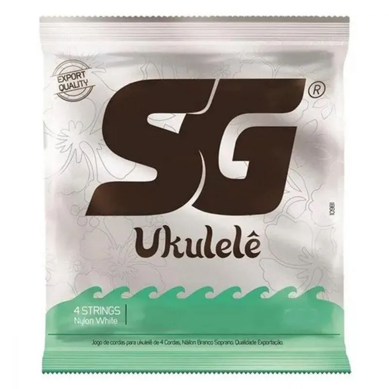 Encordoamento Sg Strings 026 / 026 Para Ukulele Soprano