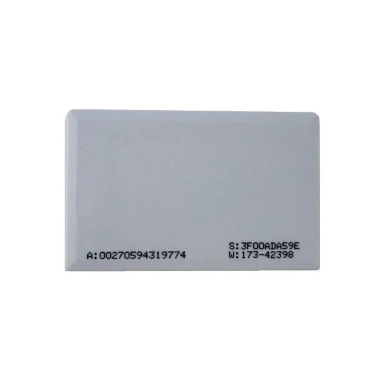 Kit 200 Cartões De Ponto Pvc Proximidade 125khz Cod 3 Série