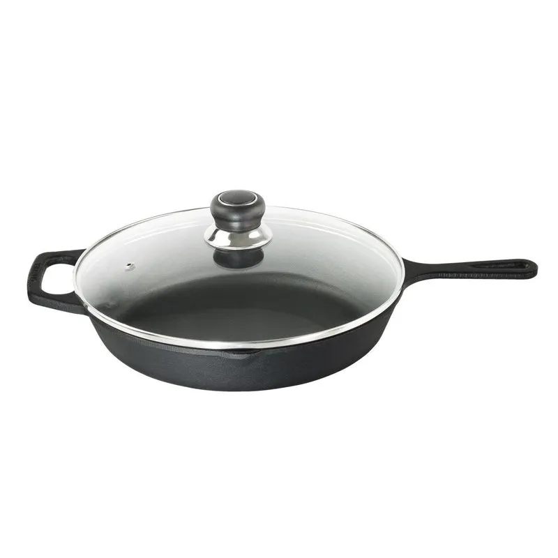 Frigideira Lider Cabo Ferro Tampa Vidro Santana 28 Cm