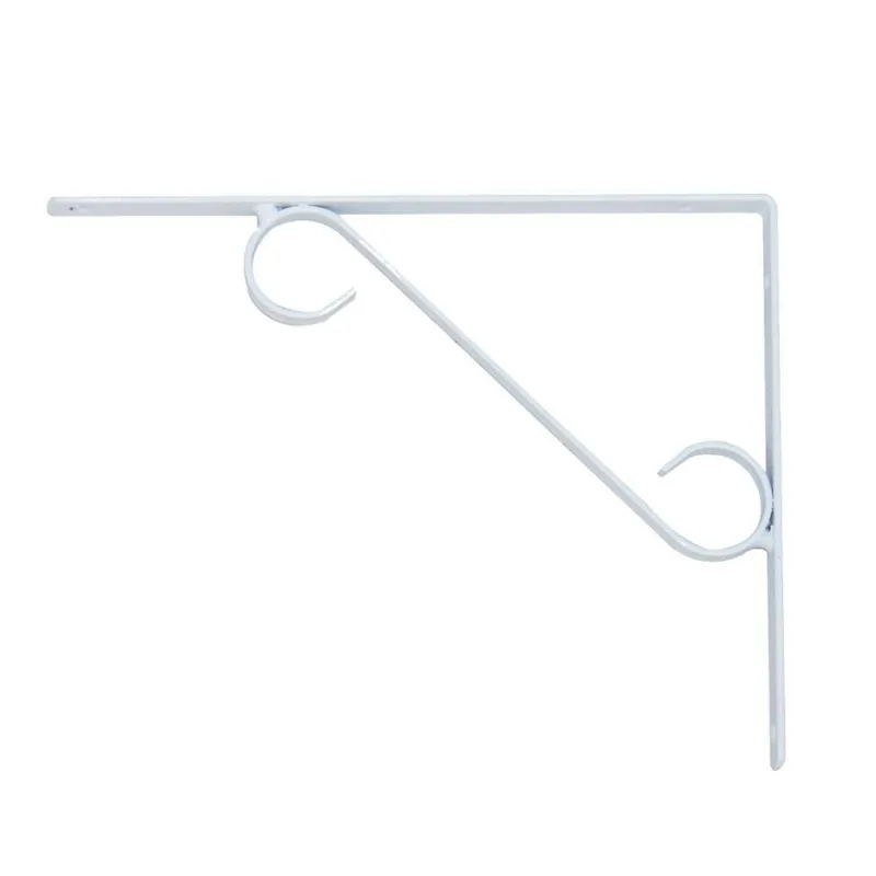 Suporte de Parede Ouro Minas E-026.S.1UND.OM Prateleira Aco Fixacao Simples e Rapida Bivolt Branco