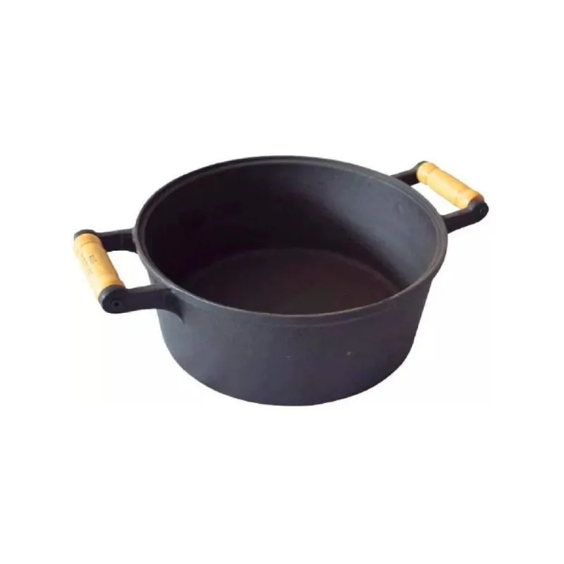 Caçarola de Ferro Fundido 2 Alças Sem Tampa - 7 Lt
