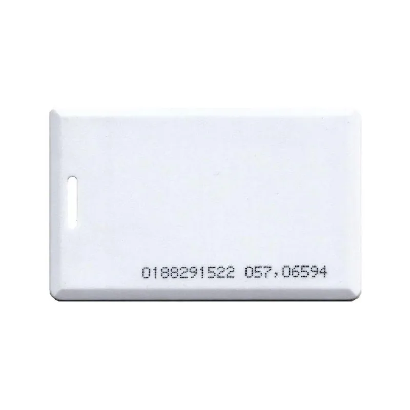 Cartao Proximidade Rfid Motivate Em4100 Para Ponto E Controle De Acesso Kit 50 Branco