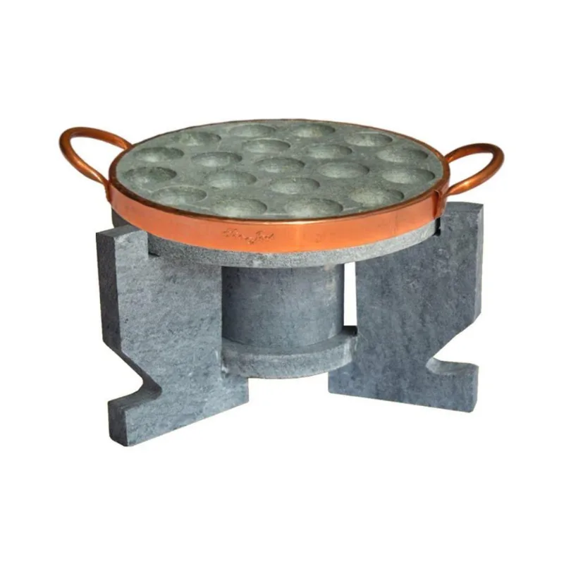 Fogareiro Réchaud Fog.g+prov23-indsj Pedra Sabão Retém Calor Longo Período Inox Industria São Jose
