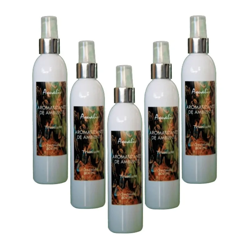 Kit 5 Aromatizador De Ambientes Aroma Trunium Frasco 200ml